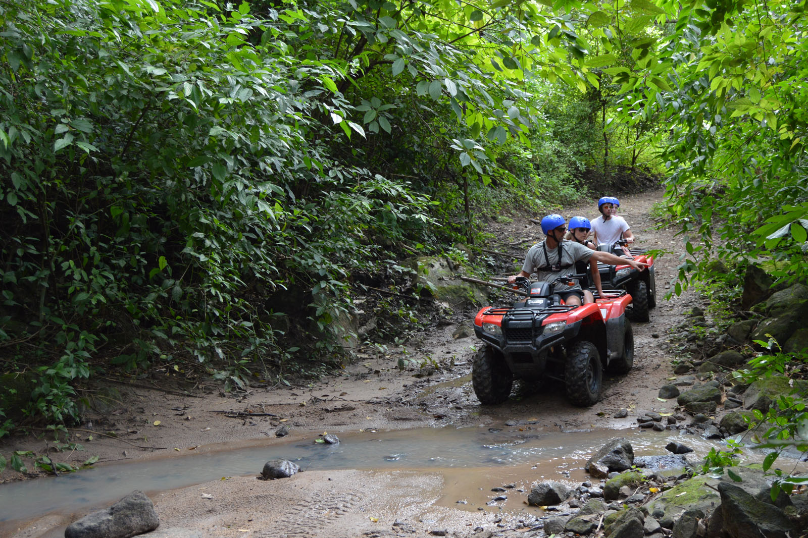 Experience the thrill of off-road exploration at the Rio Cañas or Rainmaker Conservation Park!
