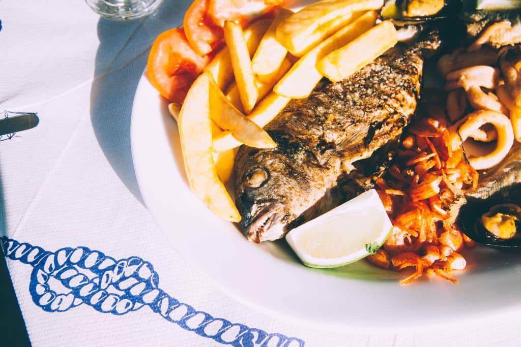 Fried fish from Costa Rica