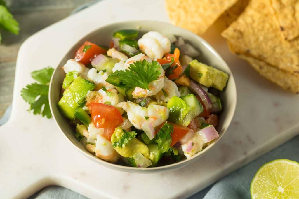 Costa Rican ceviche must have a lot of lemon juice