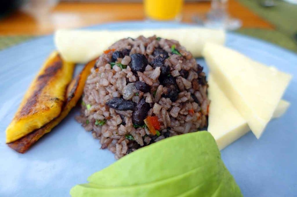 many costa rican dishes include gallo pinto