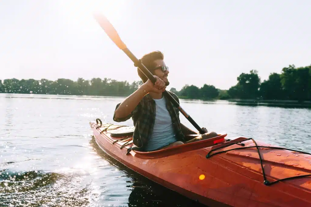 Kayaking in Costa Rica during the green season.