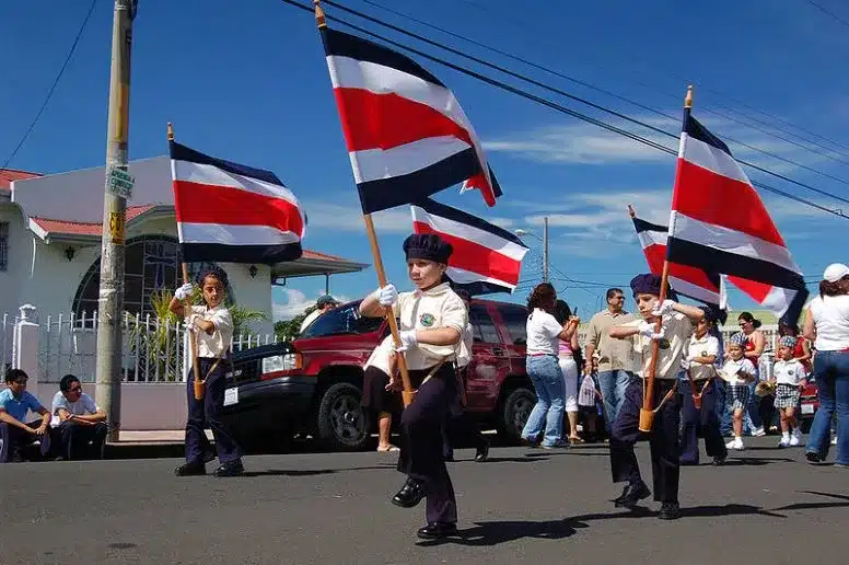 Costa Rica's Independence Day parade.