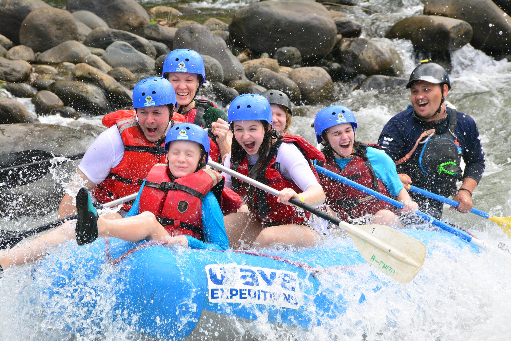 Rafting Class II&III Costa Rica River Pool