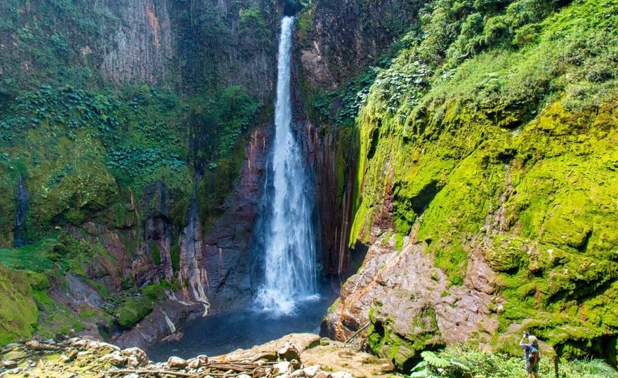 Waterfall-Catarata-del-Toro Hanging bridges Costa Rica