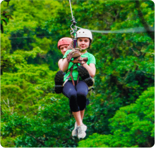 Ziplining in Costa Rica