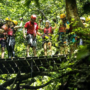 Hanging bridges Costa Rica