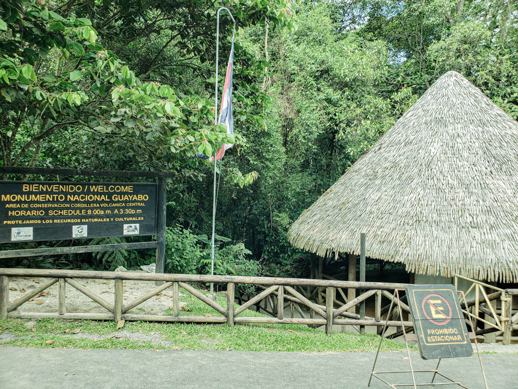 Most of this protected area consists of circular mounds that the conical wooden structures were once built on.