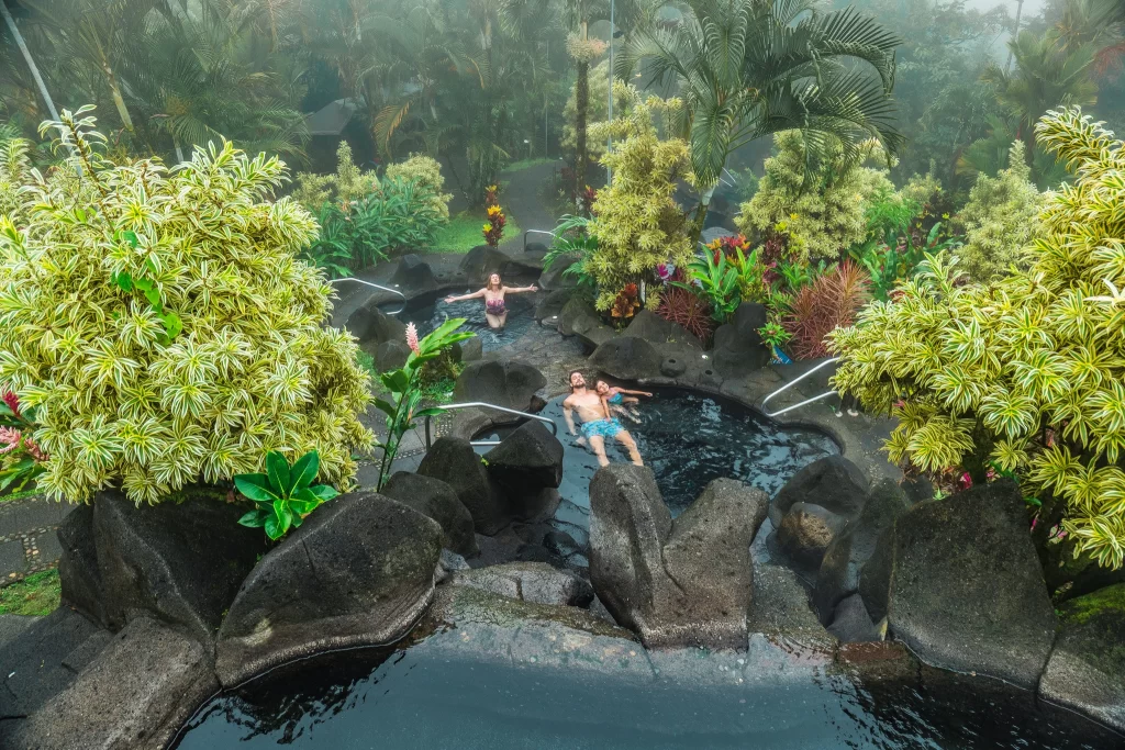 Explore the uniqueness of the different hot springs in La Fortuna.