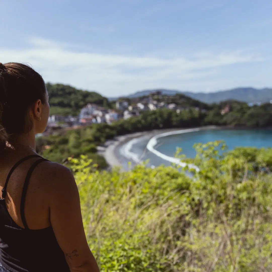 Enjoy the view of the Pacific ocean by taking a stroll on Playa Danta.