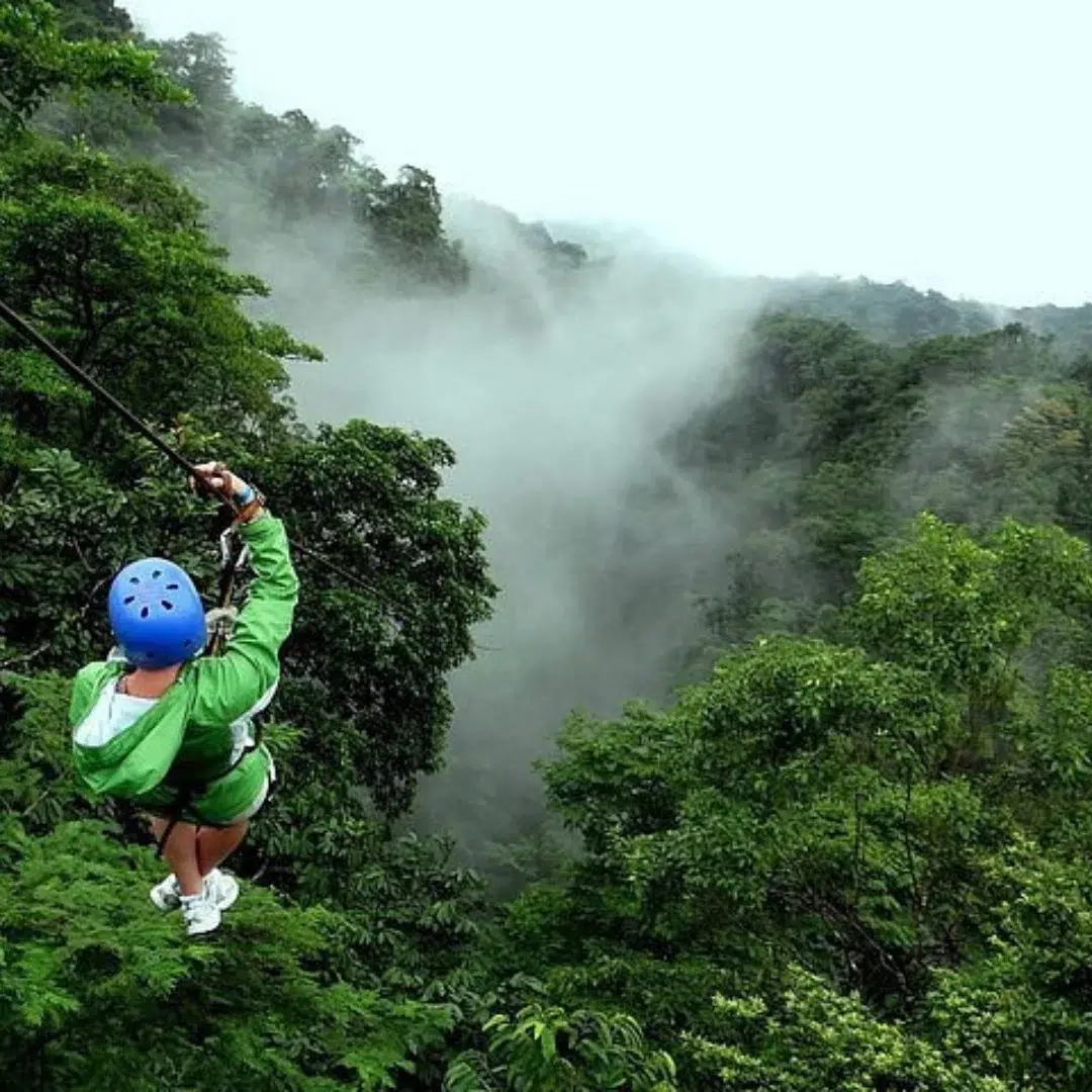 Zipline Costa Rica Rainforest